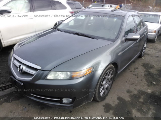 19UUA66288A031045 - 2008 ACURA TL GRAY photo 2