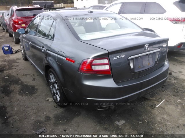 19UUA66288A031045 - 2008 ACURA TL GRAY photo 3