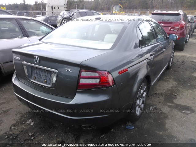 19UUA66288A031045 - 2008 ACURA TL GRAY photo 4