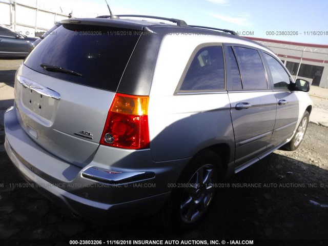 2A8GF78X17R108188 - 2007 CHRYSLER PACIFICA LIMITED SILVER photo 4