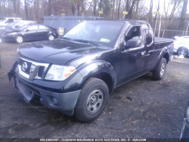 1N6BD0CT0BC427857 - 2011 NISSAN FRONTIER S/SV BLACK photo 2