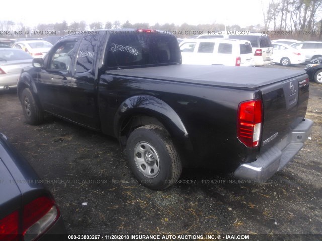 1N6BD0CT0BC427857 - 2011 NISSAN FRONTIER S/SV BLACK photo 3