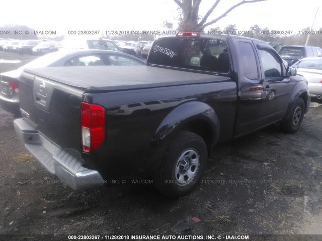1N6BD0CT0BC427857 - 2011 NISSAN FRONTIER S/SV BLACK photo 4
