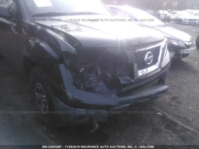 1N6BD0CT0BC427857 - 2011 NISSAN FRONTIER S/SV BLACK photo 6