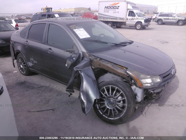 1FAHP3GN9BW136425 - 2011 FORD FOCUS SES GRAY photo 1