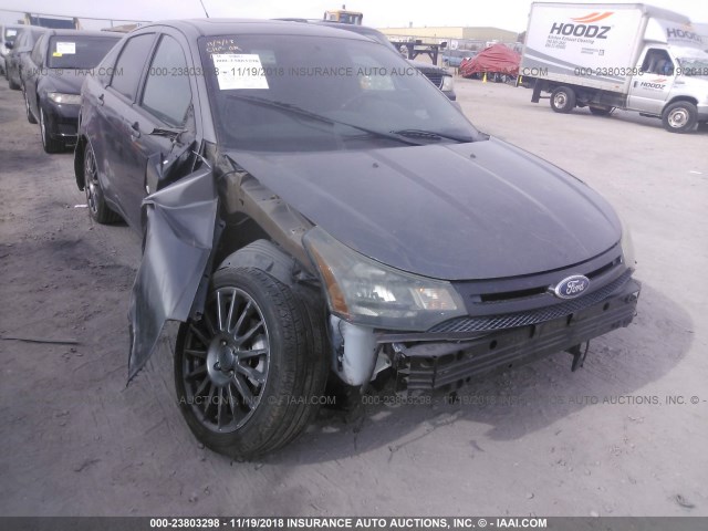 1FAHP3GN9BW136425 - 2011 FORD FOCUS SES GRAY photo 6