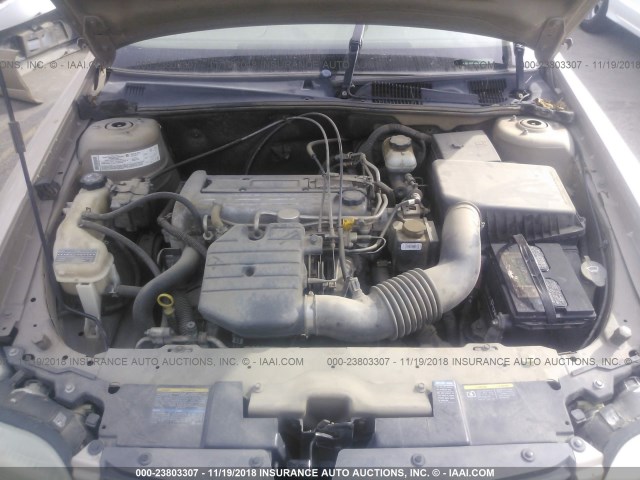 1G1ND52F35M108694 - 2005 CHEVROLET CLASSIC TAN photo 10