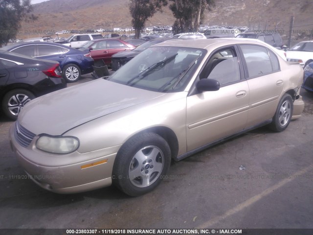 1G1ND52F35M108694 - 2005 CHEVROLET CLASSIC TAN photo 2