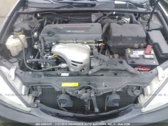 4T1BE32K04U359997 - 2004 TOYOTA CAMRY LE/XLE/SE BLACK photo 10