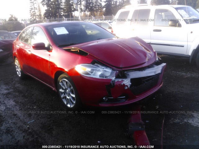 1C3CDFCA5DD188364 - 2013 DODGE DART LIMITED/R/T RED photo 1