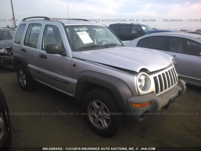 1J4GK48K63W568268 - 2003 JEEP LIBERTY SPORT/FREEDOM SILVER photo 1