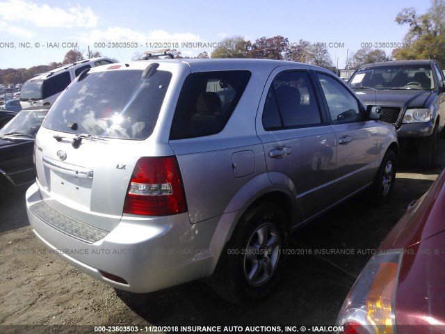 KNDJD736875753466 - 2007 KIA SORENTO EX/LX GRAY photo 4