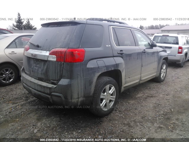 2GKFLWEK7F6225129 - 2015 GMC TERRAIN SLE BLACK photo 4