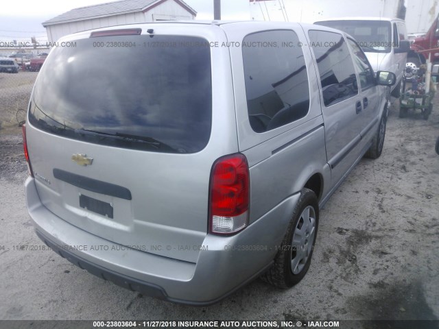 1GNDV23L46D212638 - 2006 CHEVROLET UPLANDER LS SILVER photo 4