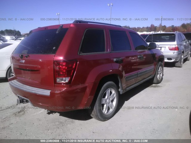 1J4HS48NX6C322652 - 2006 JEEP GRAND CHEROKEE LAREDO/COLUMBIA/FREEDOM 红色 照片 4