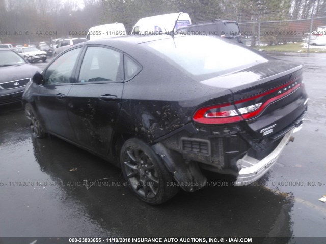 1C3CDFBB9FD316201 - 2015 DODGE DART SXT BLACK photo 3