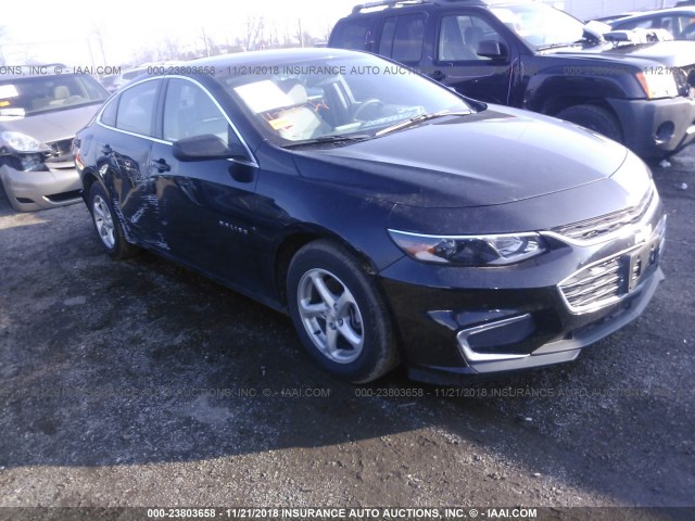 1G1ZC5ST1JF158700 - 2018 CHEVROLET MALIBU LS 黑色 照片 1