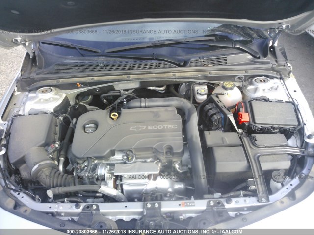 1G1ZC5ST0HF262654 - 2017 CHEVROLET MALIBU LS SILVER photo 10