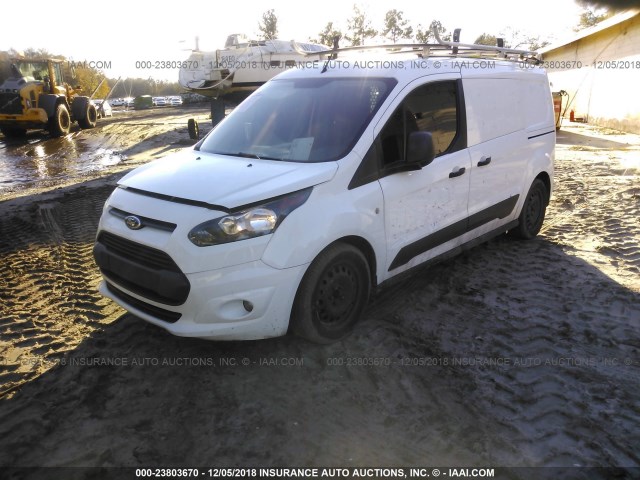 NM0LS7F76F1220988 - 2015 FORD TRANSIT CONNECT XLT WHITE photo 2
