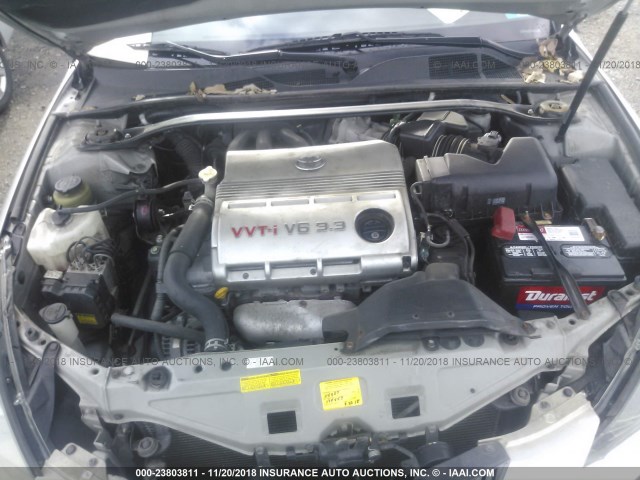 4T1FA38P94U034894 - 2004 TOYOTA CAMRY SOLARA SE/SLE Gümüş foto 10