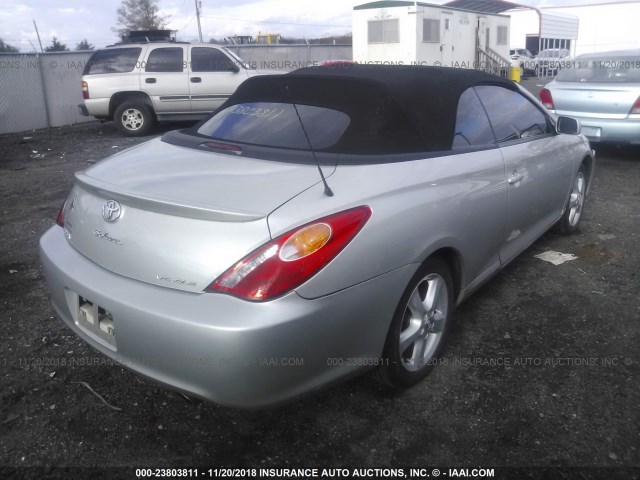 4T1FA38P94U034894 - 2004 TOYOTA CAMRY SOLARA SE/SLE Gümüş foto 4