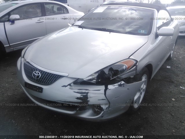 4T1FA38P94U034894 - 2004 TOYOTA CAMRY SOLARA SE/SLE Gümüş foto 6