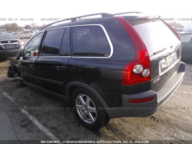 YV4CY592461242698 - 2006 VOLVO XC90 BLACK photo 3