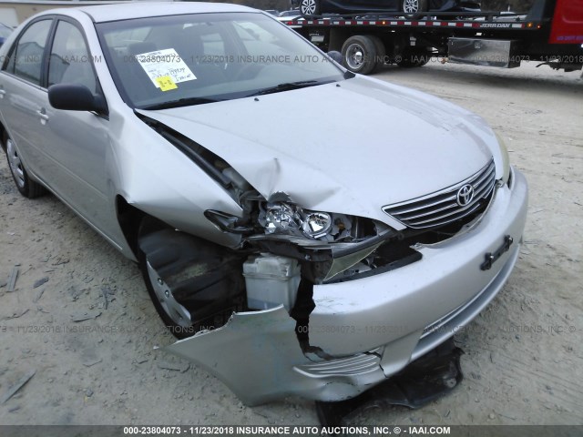 4T1BE32K55U990133 - 2005 TOYOTA CAMRY LE/XLE/SE SILVER photo 6