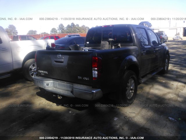 1N6AD0EV3FN730619 - 2015 NISSAN FRONTIER S/SV/SL/PRO-4X GRAY photo 4