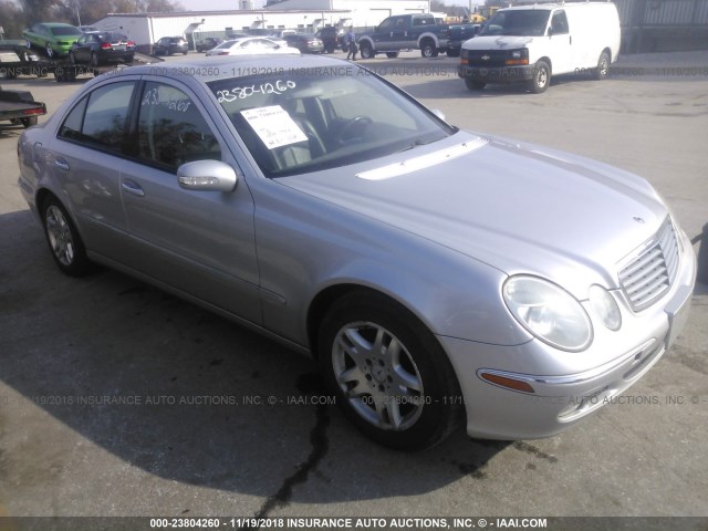 WDBUF65J33A220704 - 2003 MERCEDES-BENZ E 320 SILVER photo 1