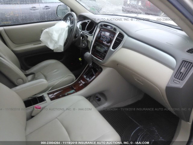 JTEDP21A860121489 - 2006 TOYOTA HIGHLANDER LIMITED GOLD photo 5