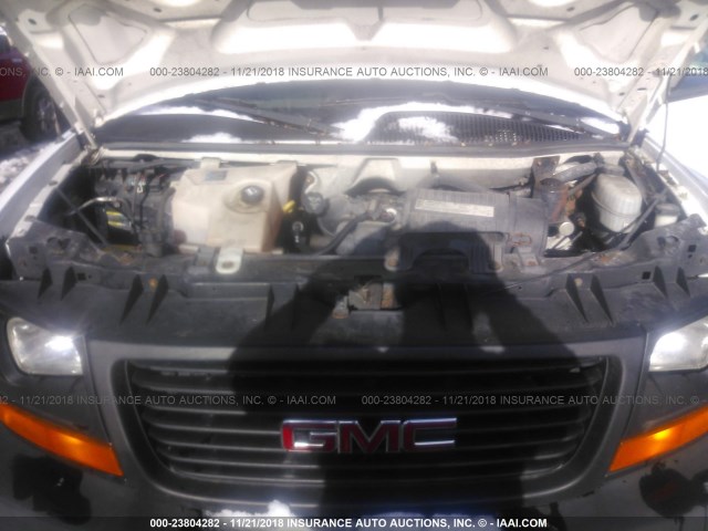 1GTHG35UX61109726 - 2006 GMC SAVANA G3500 WHITE photo 10