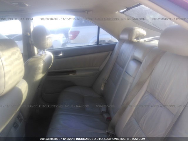 JTDBF32K920004977 - 2002 TOYOTA CAMRY LE/XLE/SE MAROON photo 8