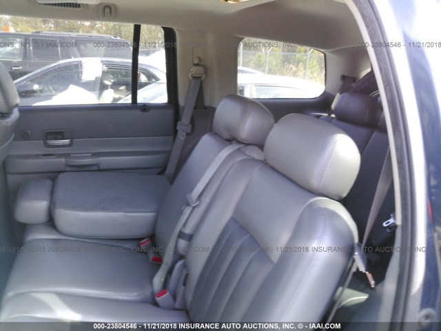 1D4HD58N26F124476 - 2006 DODGE DURANGO LIMITED BLUE photo 8