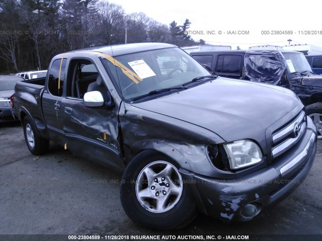 5TBBT44193S357892 - 2003 TOYOTA TUNDRA ACCESS CAB SR5 GRAY photo 1