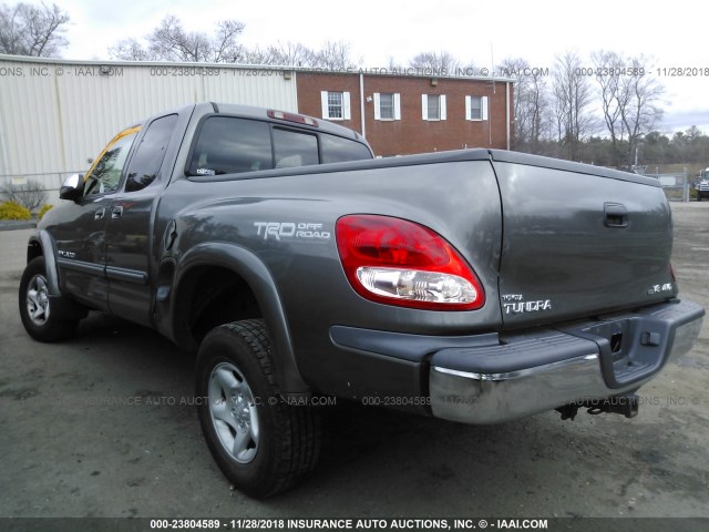 5TBBT44193S357892 - 2003 TOYOTA TUNDRA ACCESS CAB SR5 GRAY photo 3