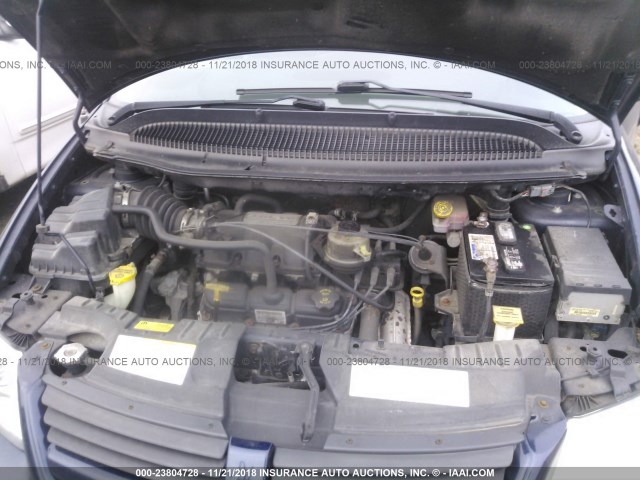 2D4GP44L95R244865 - 2005 DODGE GRAND CARAVAN SXT Dark Blue photo 10