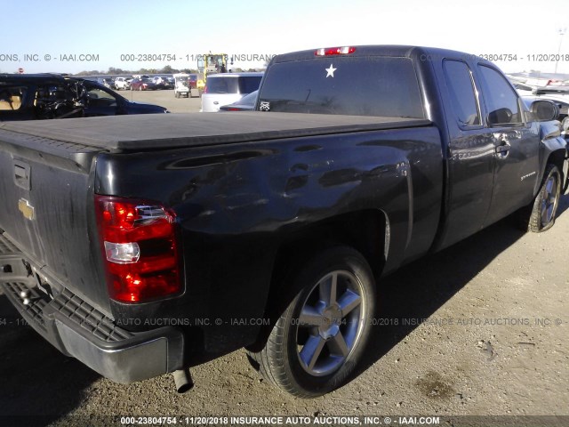 1GCRCPEX6DZ143128 - 2013 CHEVROLET SILVERADO C1500 BLACK photo 4