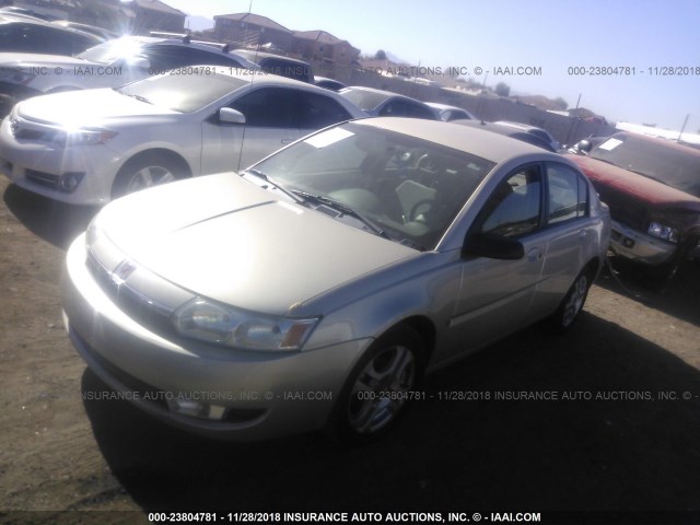 1G8AL52F84Z127830 - 2004 SATURN ION LEVEL 3 GOLD photo 2