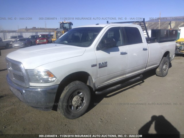 3C6TR5JT7DG554427 - 2013 RAM 2500 SLT WHITE photo 2