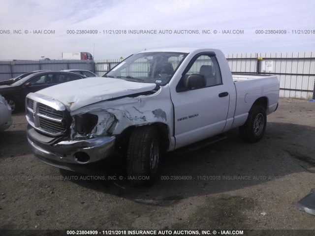 1D7HA16K16J196036 - 2006 DODGE RAM 1500 ST WHITE photo 2