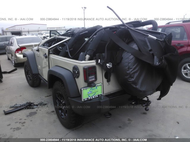 1C4AJWAG9HL688865 - 2017 JEEP WRANGLER SPORT TAN photo 3