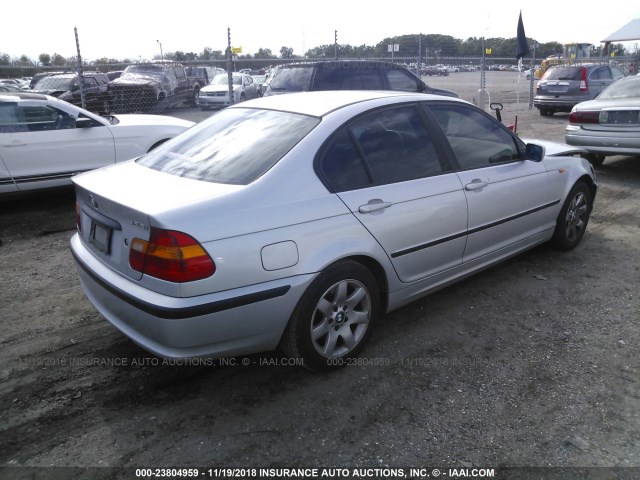 WBAEV33423KL79211 - 2003 BMW 325 I SILVER photo 4