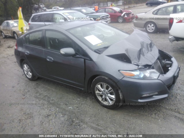 JHMZE2H74AS001078 - 2010 HONDA INSIGHT EX GRAY photo 1