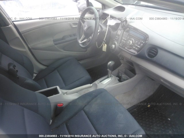 JHMZE2H74AS001078 - 2010 HONDA INSIGHT EX GRAY photo 5