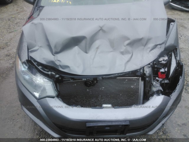 JHMZE2H74AS001078 - 2010 HONDA INSIGHT EX GRAY photo 6