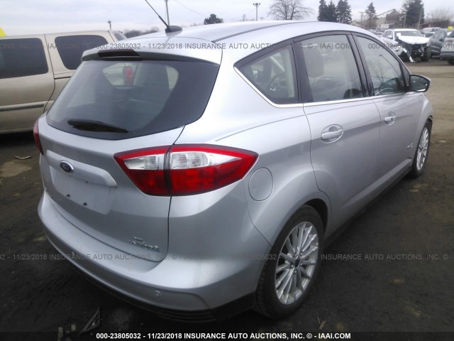 1FADP5BUXDL540590 - 2013 FORD C-MAX SEL SILVER photo 4