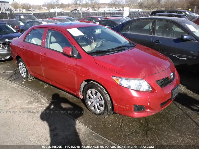 1NXBU4EE4AZ333901 - 2010 TOYOTA COROLLA S/LE/XLE RED photo 1