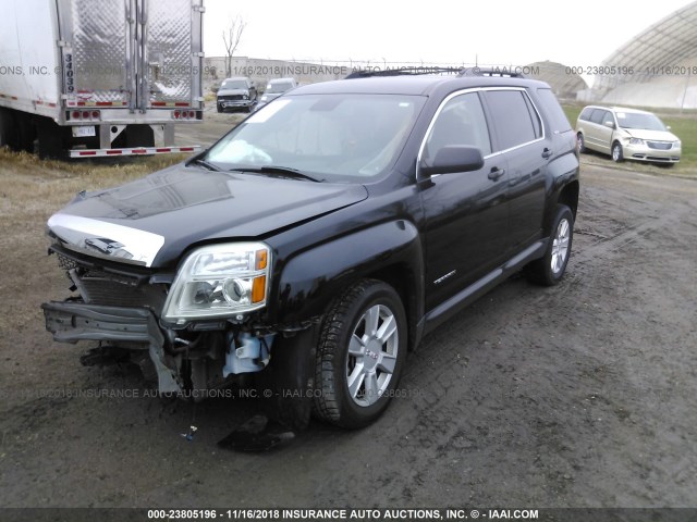 2GKALSEK0D6344589 - 2013 GMC TERRAIN SLE BLACK photo 2