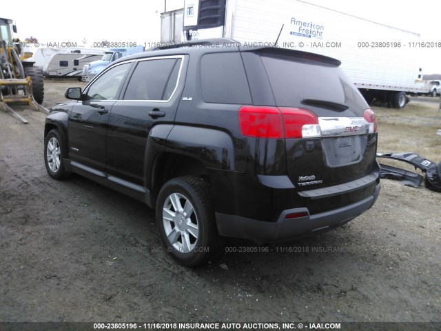 2GKALSEK0D6344589 - 2013 GMC TERRAIN SLE BLACK photo 3